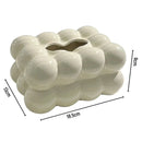 Porta Lenços de Papel Retangular em Cerâmica para Mesa Offertaza