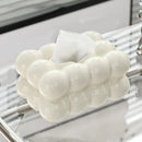 Porta Lenços de Papel Retangular em Cerâmica para Mesa Offertaza