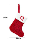 Enfeite Meias de Natal Letras do Alfabeto Offertaza