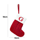 Enfeite Meias de Natal Letras do Alfabeto Offertaza