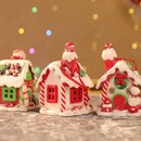 Enfeite de Natal Rústico Pingente de Casinhas para Árvore Offertaza