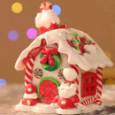 Enfeite de Natal Rústico Pingente de Casinhas para Árvore Offertaza