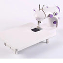 Mini Máquina Portátil Elétrica c/ Costura Reta Bivolt 110v/220v + MINI MESA EXTENSORA GRÁTIS