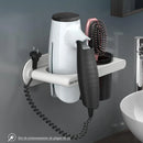 Suporte para Secador de Cabelo de Parede com Compartimentos Offertaza