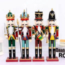 Quebra Nozes Soldado de Madeira 30cm para Decoração Natalina Offertaza