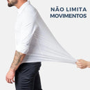 Camisa Social Lisa Conforto Anti Amassado - Offertaza