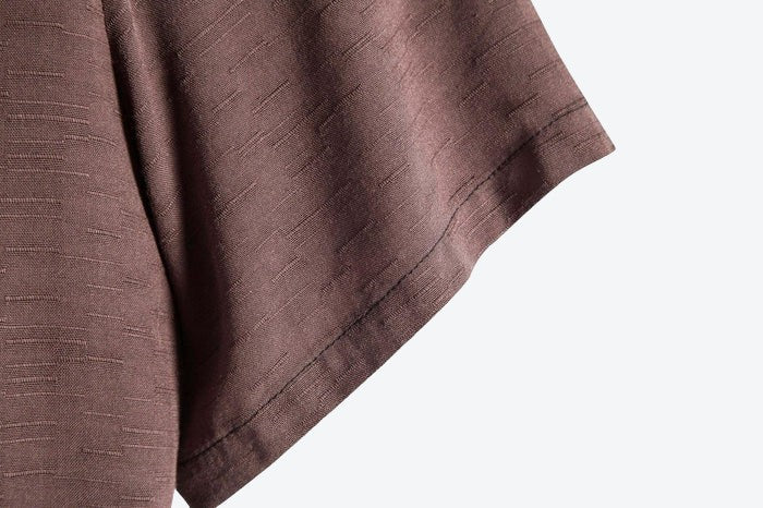 Camisa Manga Curta Lisa Hombre - Offertaza