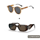 JANEIRO BLACK - 2 Óculos Unissex - Gucci | Prada - COMPRE 1 LEVE 2