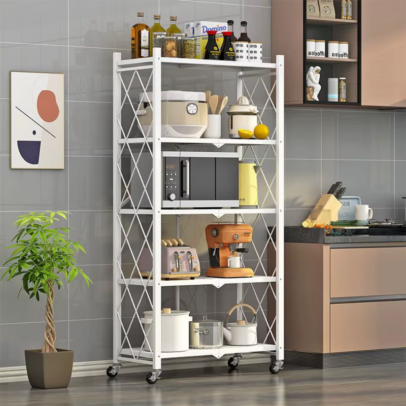 Estante Dobrável 5 Andares Kizzar – Praticidade e Estilo + Compre 1 Leve 2 + Frete Grátis
