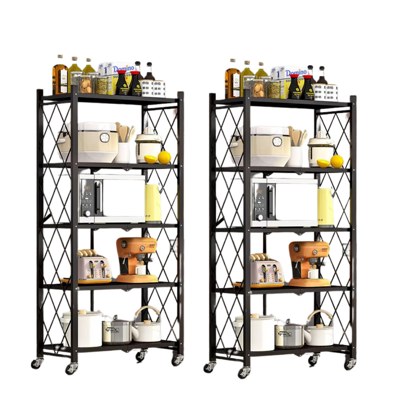 Estante Dobrável 5 Andares Kizzar – Praticidade e Estilo + Compre 1 Leve 2 + Frete Grátis