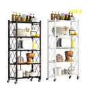 Estante Dobrável 5 Andares Kizzar – Praticidade e Estilo + Compre 1 Leve 2 + Frete Grátis