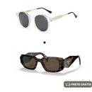 JANEIRO BLACK - 2 Óculos Unissex - Gucci | Prada - COMPRE 1 LEVE 2