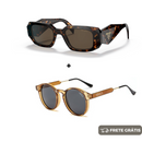 JANEIRO BLACK - 2 Óculos Unissex - Gucci | Prada - COMPRE 1 LEVE 2