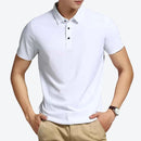 Camisa Polo Premium em Seda Gelo - Tecnologia Anti Amassado - Offertaza