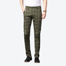 Calça Masculina Casual Xadrez Listrada - Offertaza