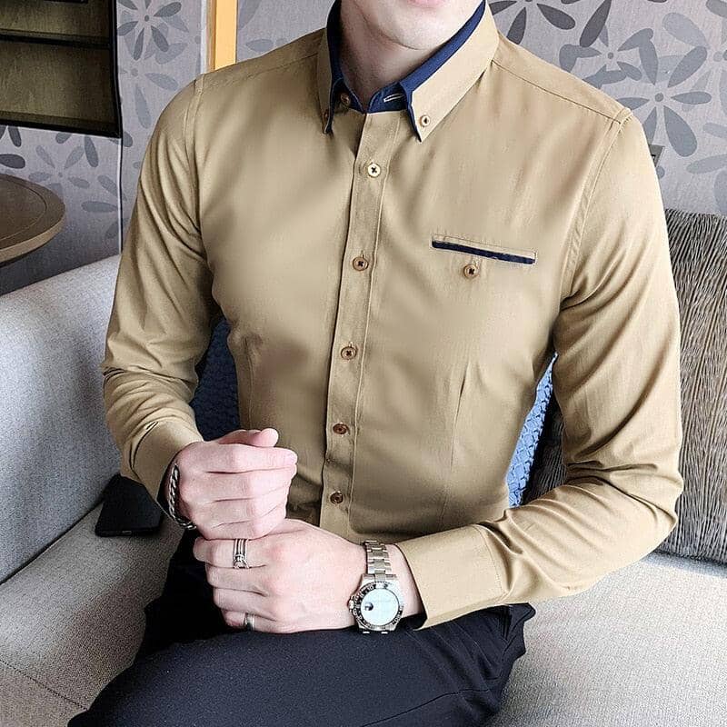 Camisa Social Manga Longa SlimFit - Offertaza