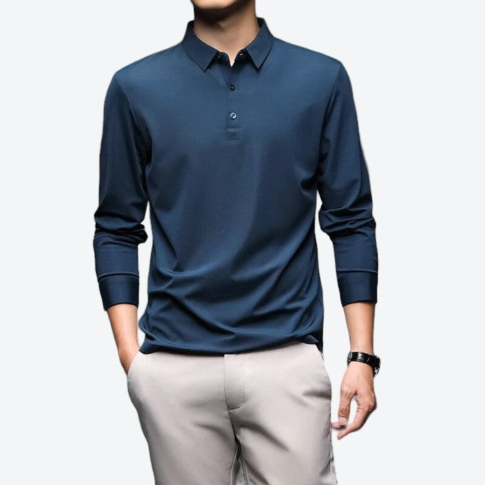 Camisa Social Manga Longa Anti Bolinhas - Offertaza