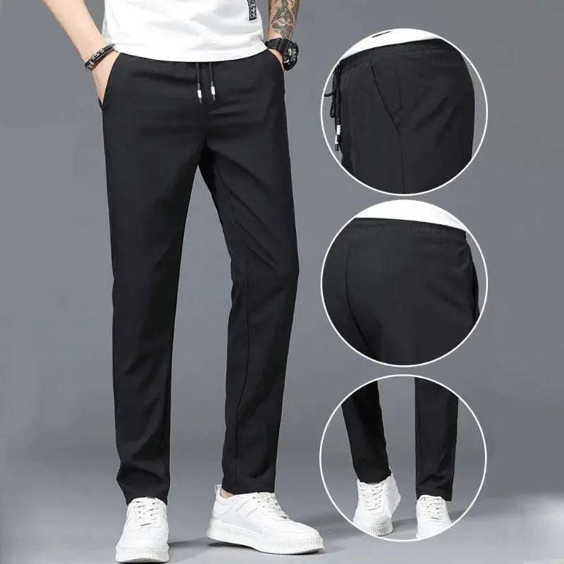 Calça Masculina Social Slim Elastic - Offertaza