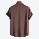 Camisa Manga Curta Lisa Hombre - Offertaza