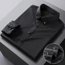 Camisa Social Slim Masculina em Seda Gelo - Offertaza