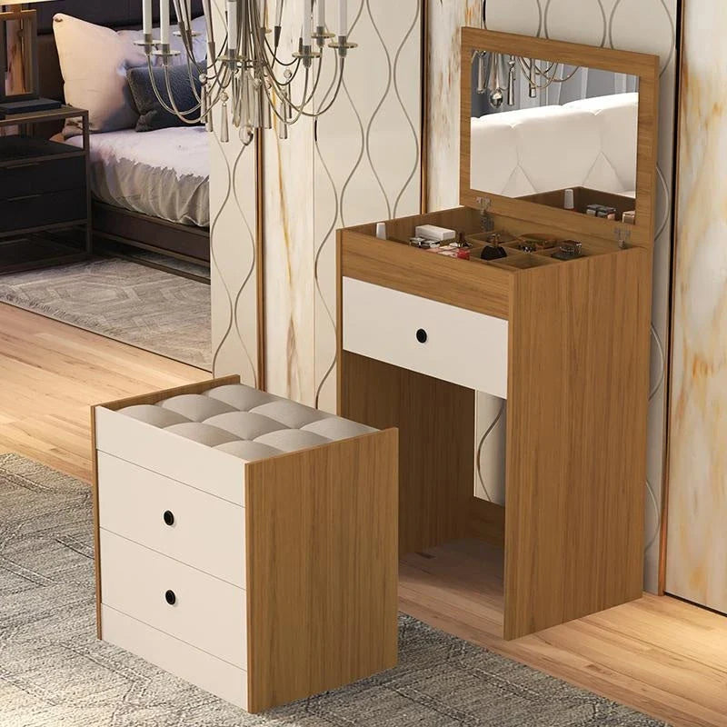 Penteadeira Smart com 3 Gavetas – Praticidade e Estilo + Compre 1 Leve 2 + Banco de Brinde