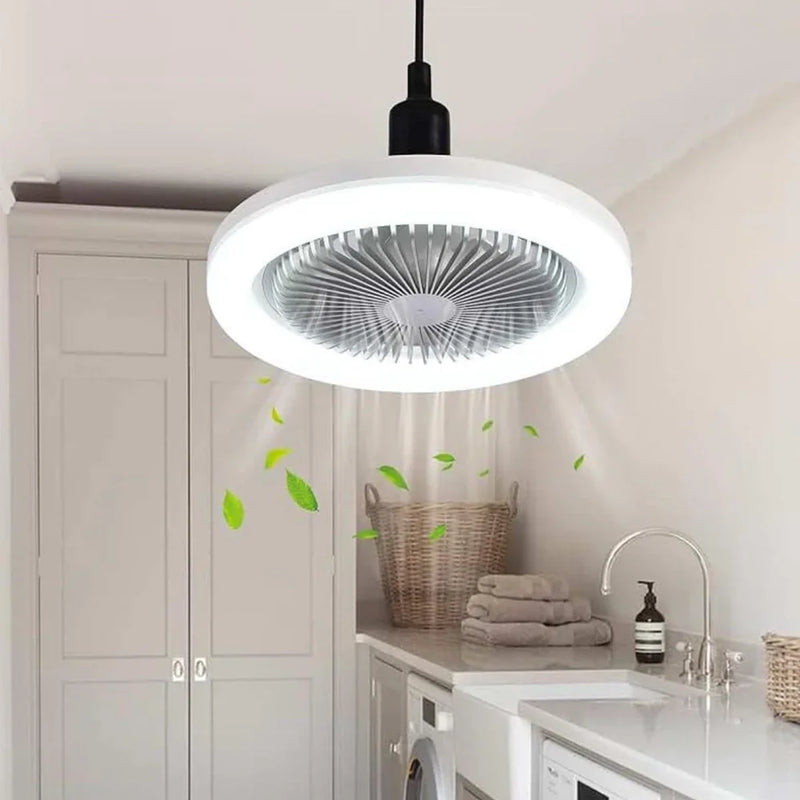 (COMPRE 1 LEVE 2) Luminária LED com Ventilador - OFERTA MÊS DO CONSUMIDOR