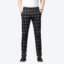 Calça Masculina Casual Xadrez Listrada - Offertaza