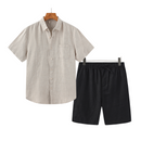 Conjunto de Linho Summer | Short e Camisa - Offertaza