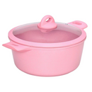 Jogo de Panelas 5 Peças Revestido em Cerâmica Granito Antiaderente – Ideal para Todos os Fogões