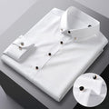 Camisa Social Slim Masculina em Seda Gelo - Offertaza