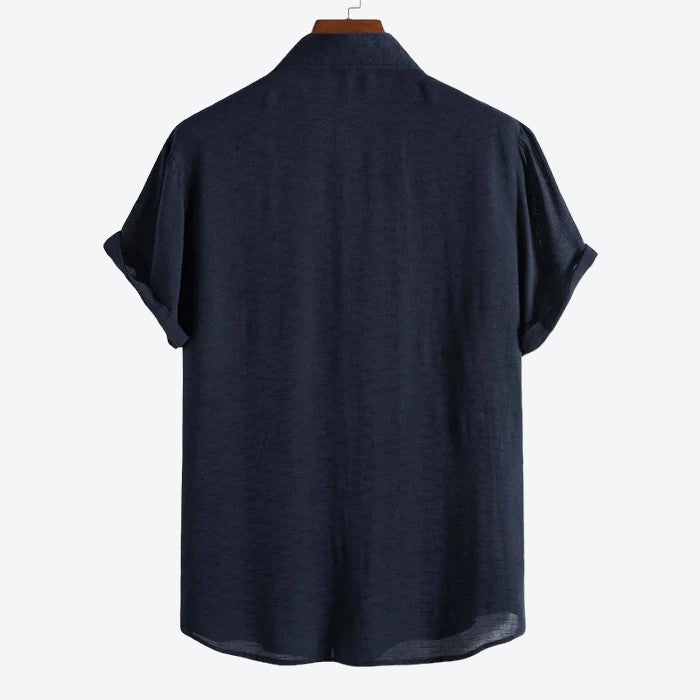 Camisa Manga Curta Lisa Hombre - Offertaza
