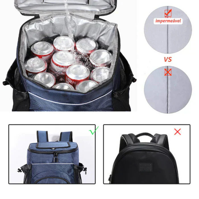 Compre 1 e Leve 2 - Mochila à Prova D'água Cooler 2.0 33L (OFERTA DE CARNAVAL) Último dia de oferta