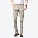 Calça Masculina Casual Xadrez Listrada - Offertaza