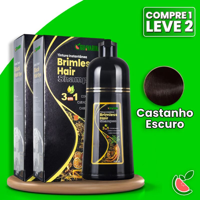 Shampoo Brimless Botânico 3 em 1 - Compre 1 Leve 2 + Brinde Especial (Dura Até 6 Meses!)