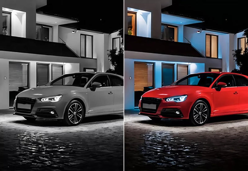 COMPRE 1 E LEVE 2 - Câmera De Vigilância Inteligente 4 Lentes Rotativa Wi-fi