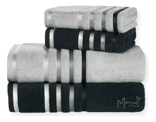 Kit 10 Toalhas Banho Gigante Fio Penteado - Lumina Chic