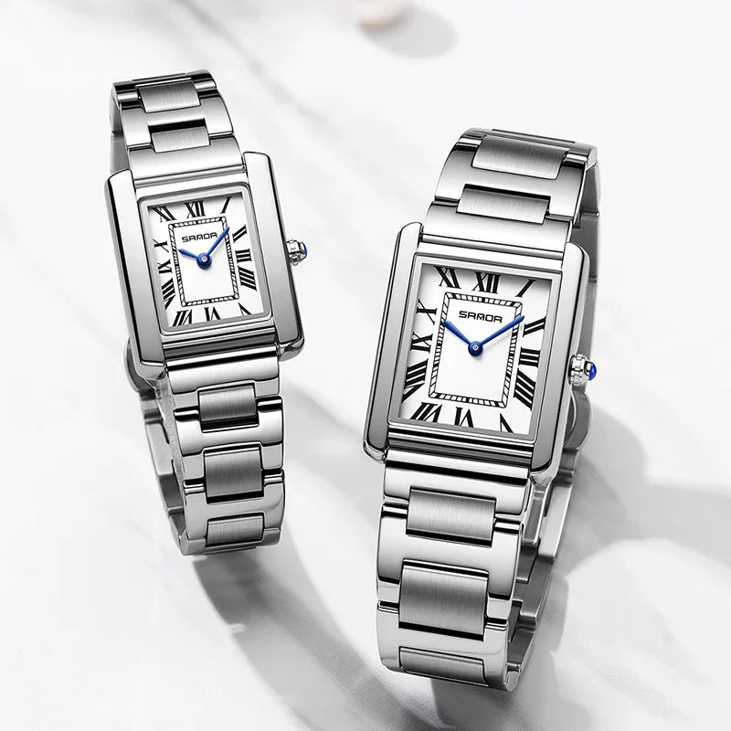 Relógio Tank Romano