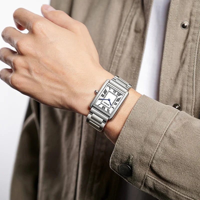 Relógio Tank Romano