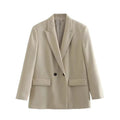 Blazer Feminino Alfaiataria Oversized Elegante - Essenza