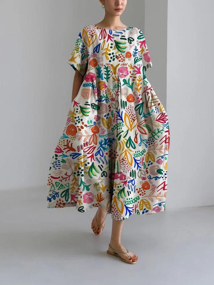 Vestido Longo Retro Lucie - Essenza