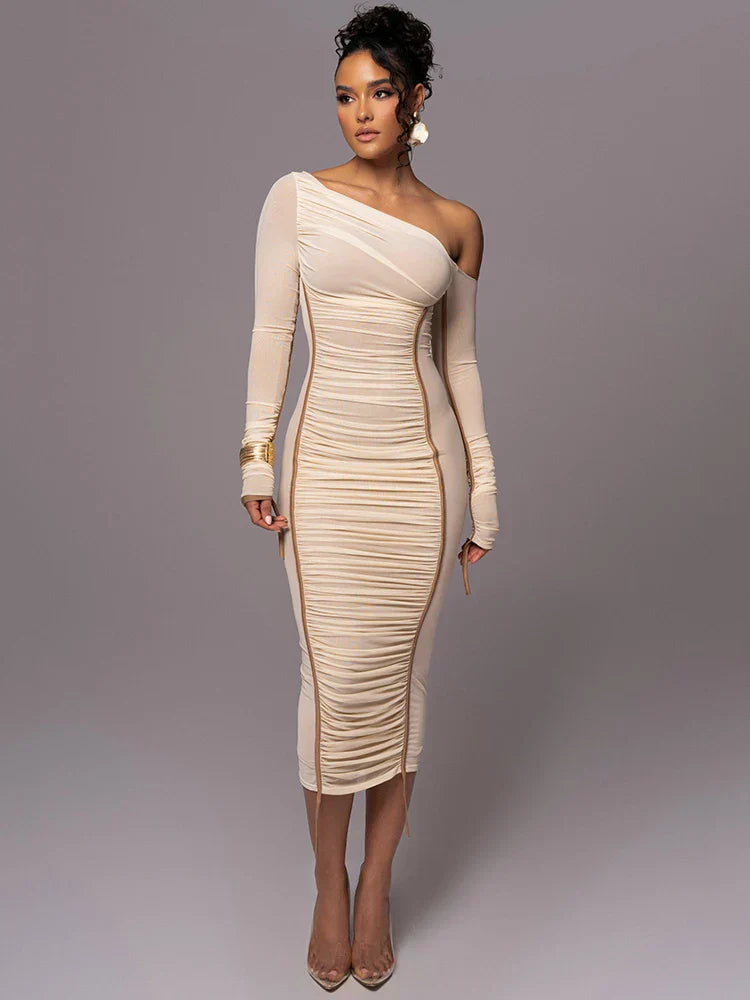 Vestido Midi Elegance Feminino - Essenza