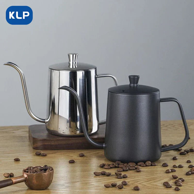 Bule de Café com Bico Fino e Aço Inoxidável - KLP