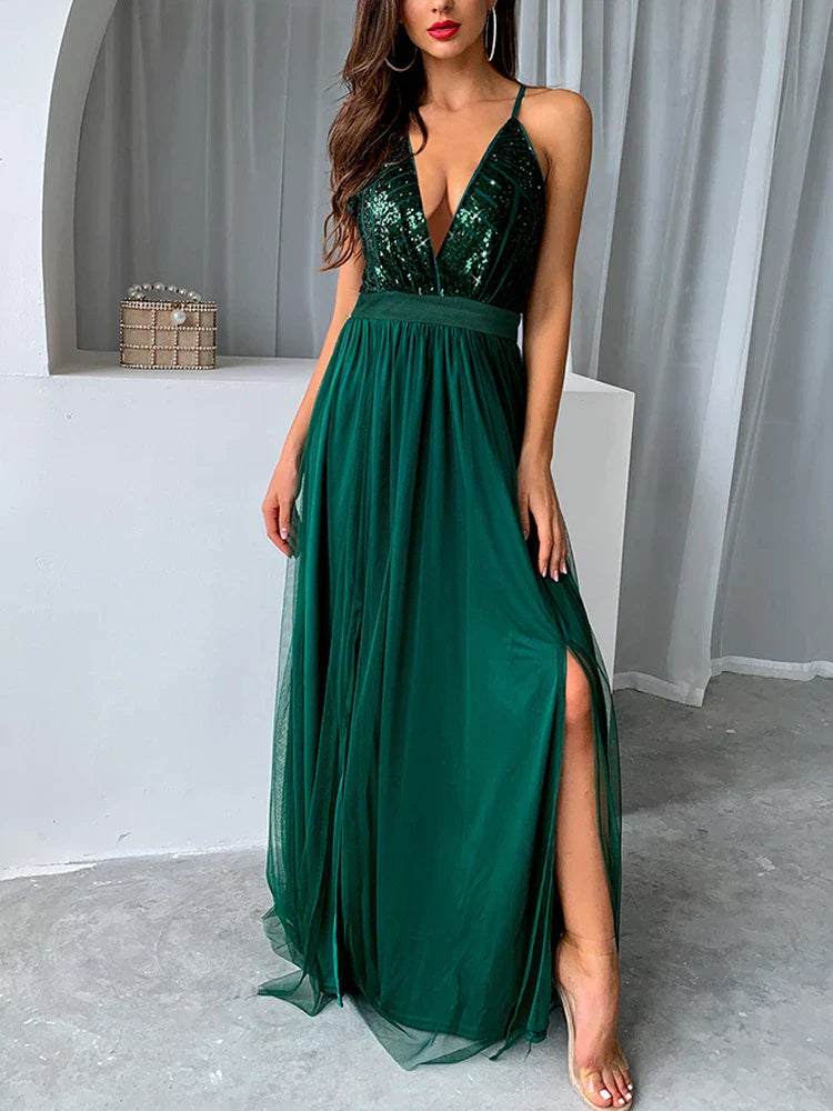 Vestido Longo Esmeralda - Essenza