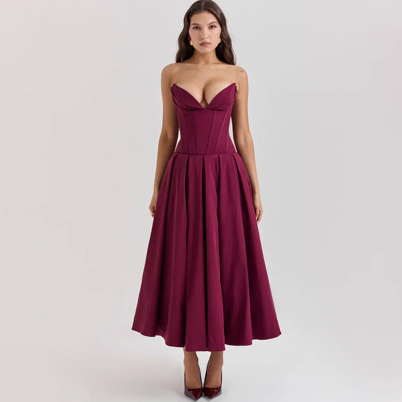 Vestido Longo Tomara que Caia Elegante - Ideal para Eventos Especiais - Essenza