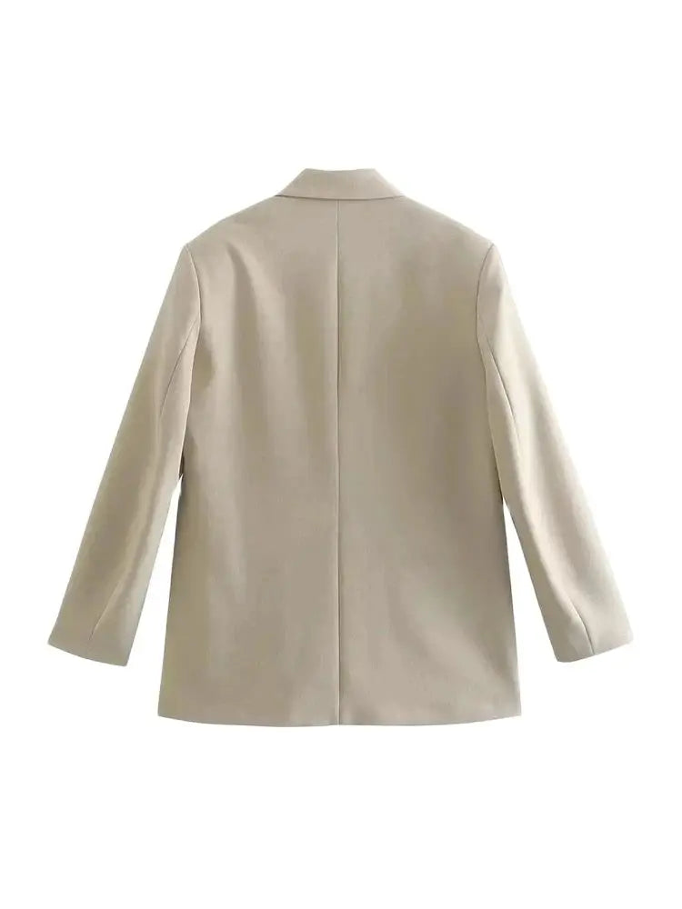 Blazer Feminino Alfaiataria Oversized Elegante - Essenza