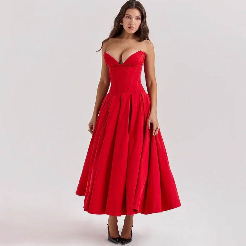 Vestido Longo Tomara que Caia Elegante - Ideal para Eventos Especiais - Essenza