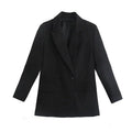 Blazer Feminino Alfaiataria Oversized Elegante - Essenza