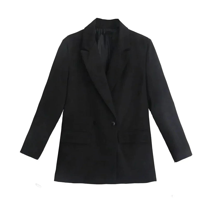 Blazer Feminino Alfaiataria Oversized Elegante - Essenza