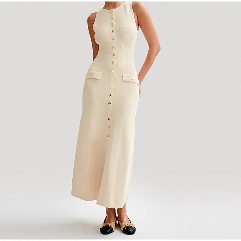 Vestido Longo Casual Feminino - Essenza