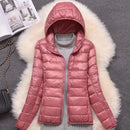 Jaqueta Feminina Puffer com Capuz - Essenza